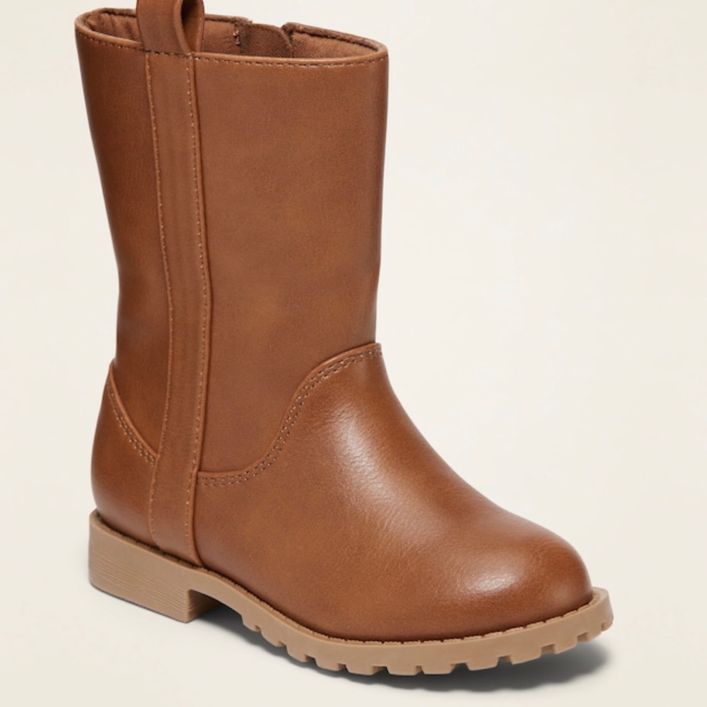 NEW Tall Brown Boots Toddler size 5C Old Navy